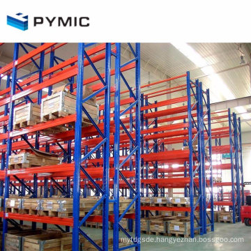 Industrial Rack Orange Beam Pallet Rack with Wire Deck